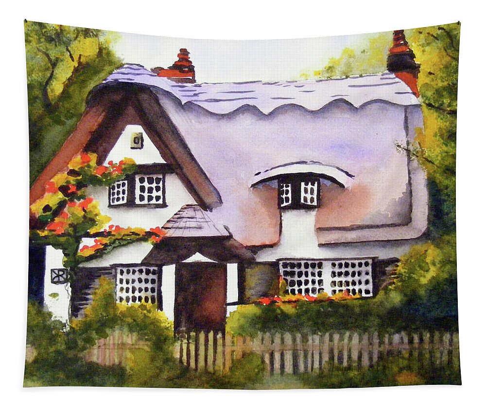 English Cottage - Tapestry