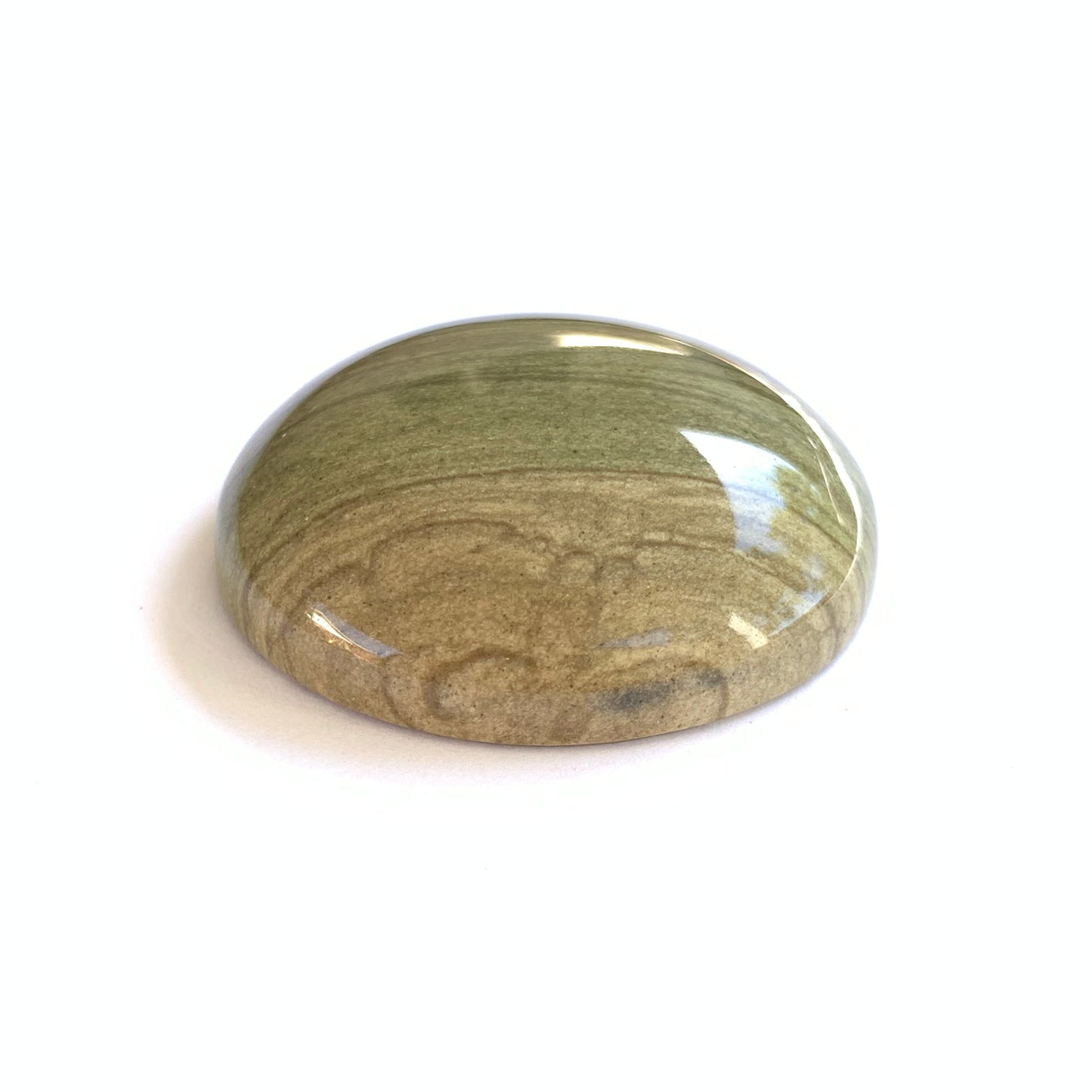 Jasper Round Cabochon, 78.25 cts