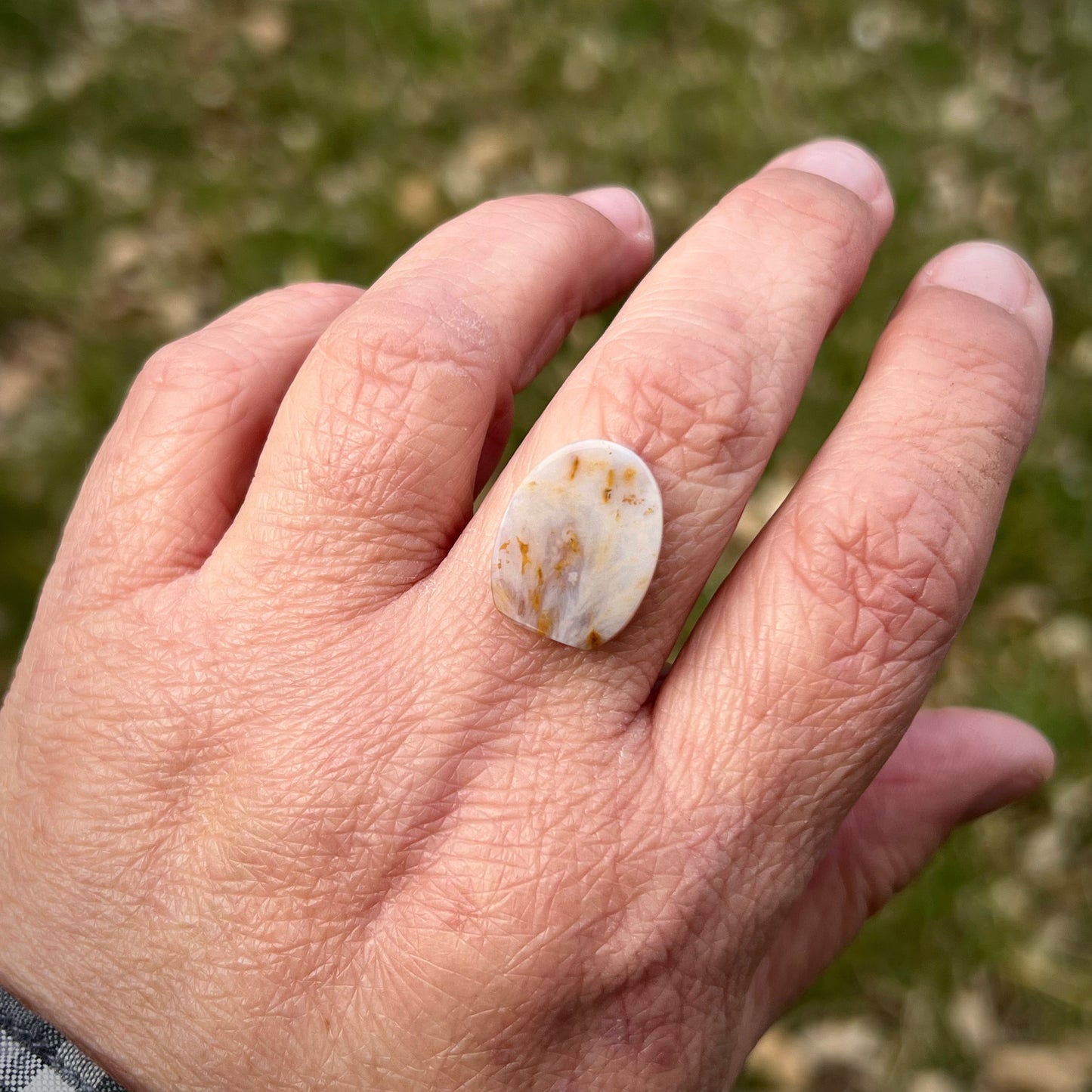 Sagenite Agate, 7.97 cts.