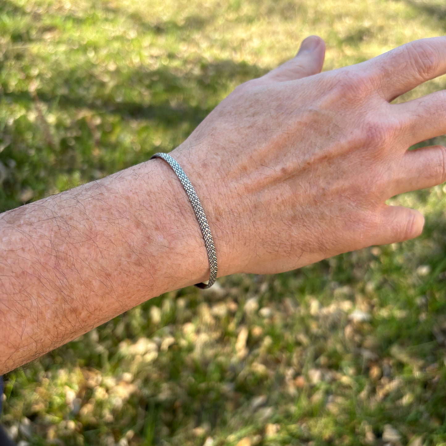 Scale Pattern Cuff Bracelet ✧ Made-to-Order