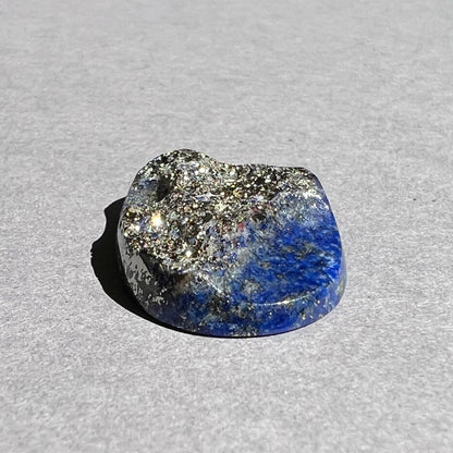 Lapis Lazuli w/natural surface Pyrite, 46.49 cts