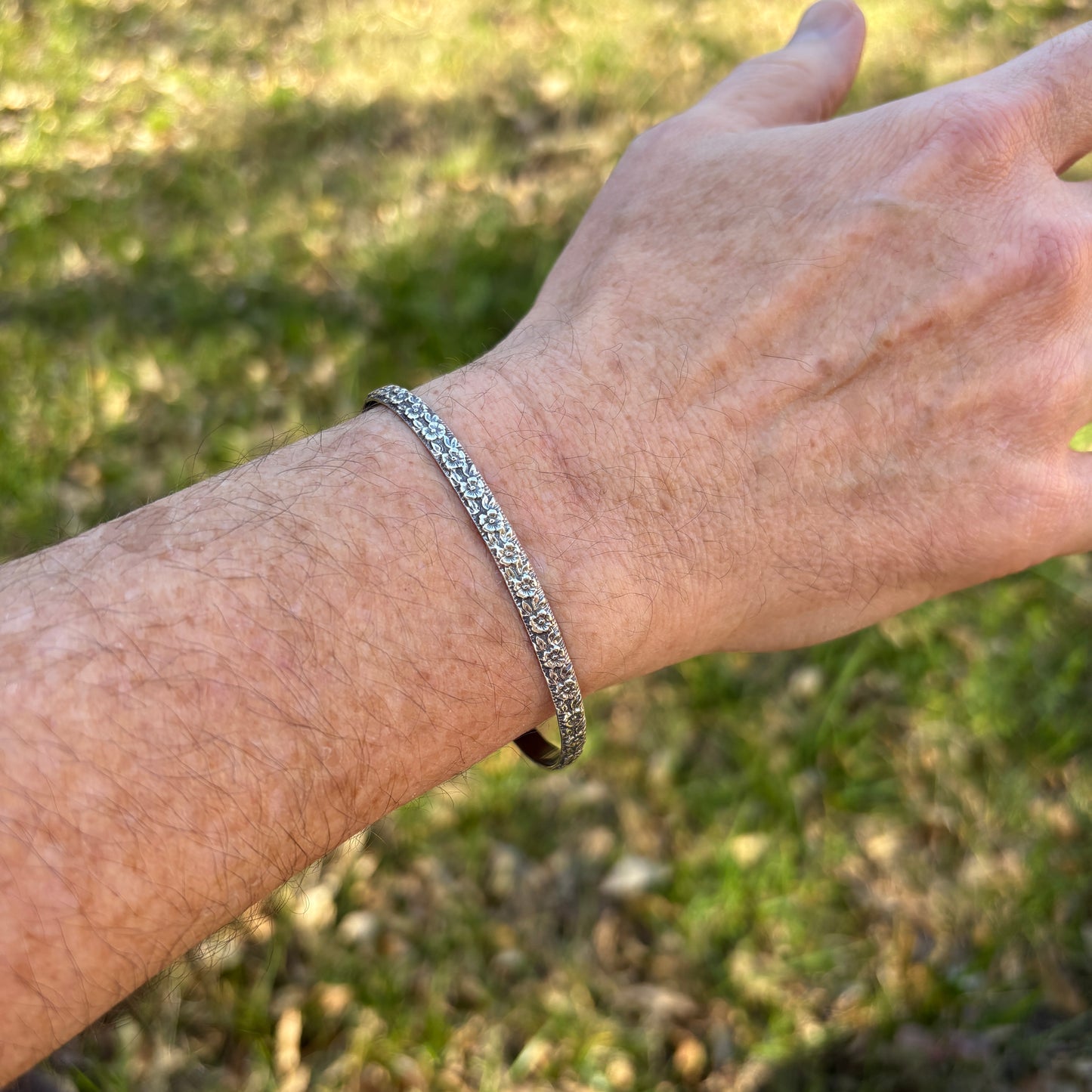 Small Flowers Cuff Bracelet ✧ Made-to-Order