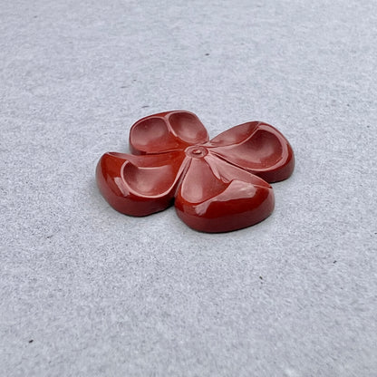 Red Jasper Flower Carving, 8.75 cts.