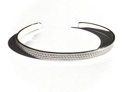 Scalloped Center Cuff Bracelet ✧ Made-to-Order