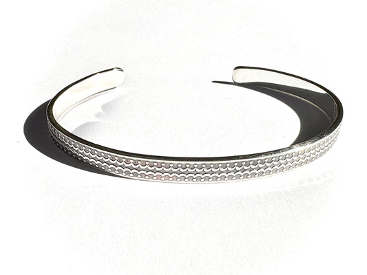 Scalloped Center Cuff Bracelet ✧ Made-to-Order