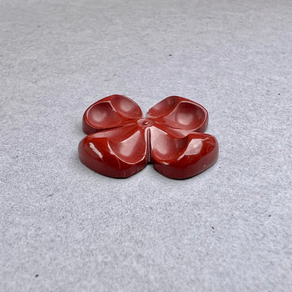 Red Jasper Flower Carving, 8.75 cts.