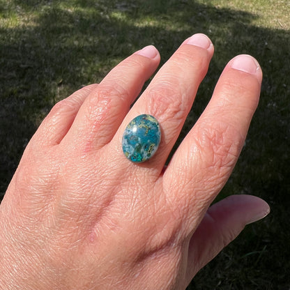 Needles Blue Chrysocolla, 8.54 cts.