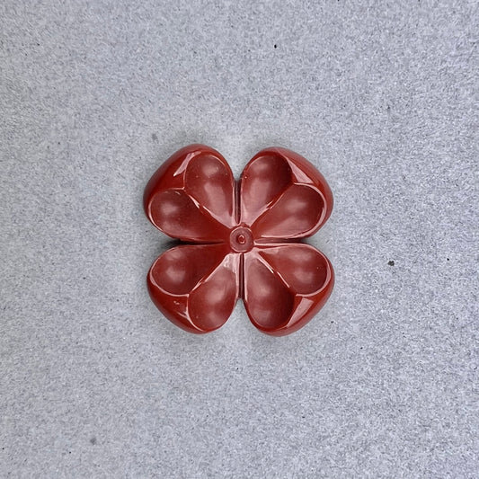 Red Jasper Flower Carving, 8.75 cts.