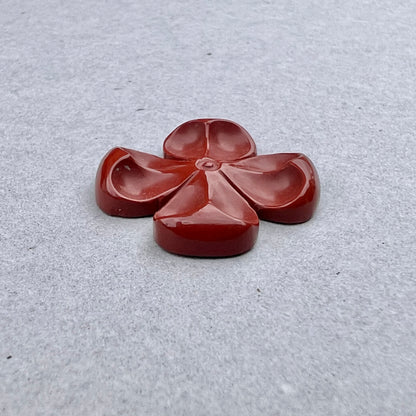 Red Jasper Flower Carving, 8.75 cts.