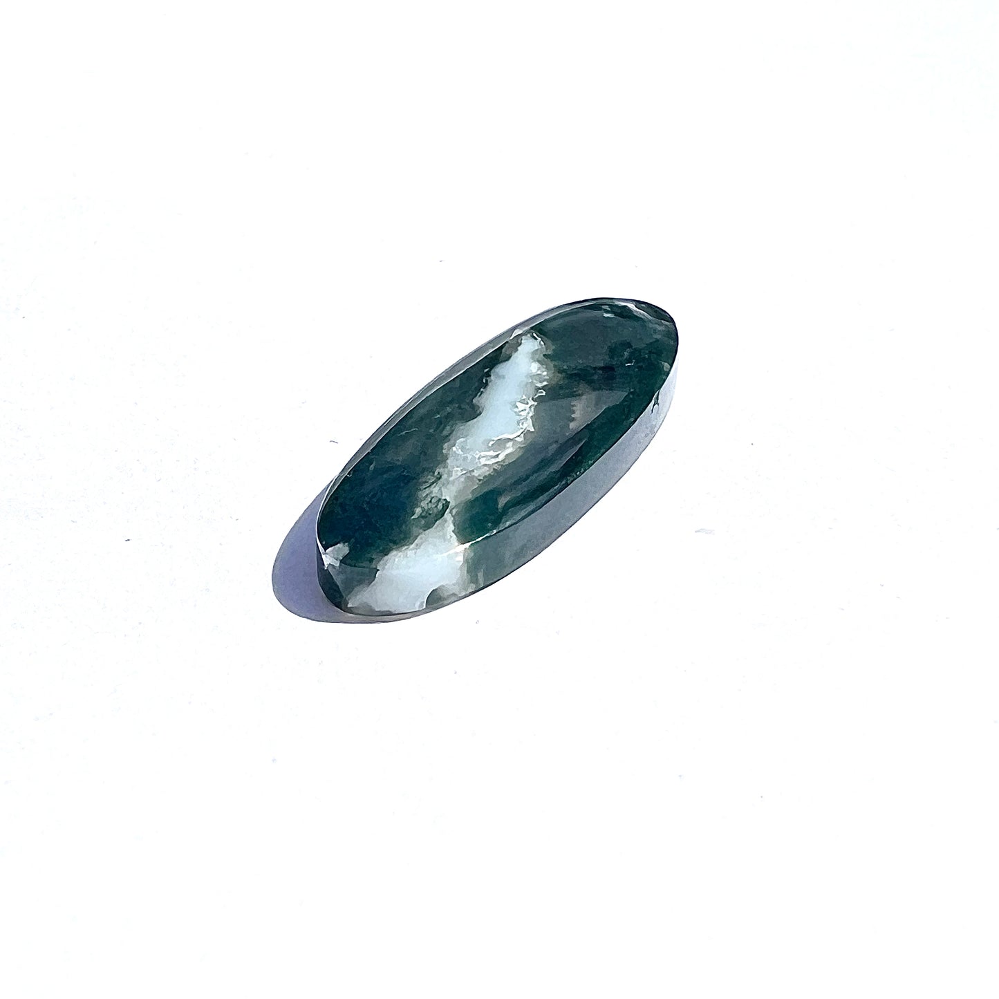 Moss Agate Tablet, 9.21 cts