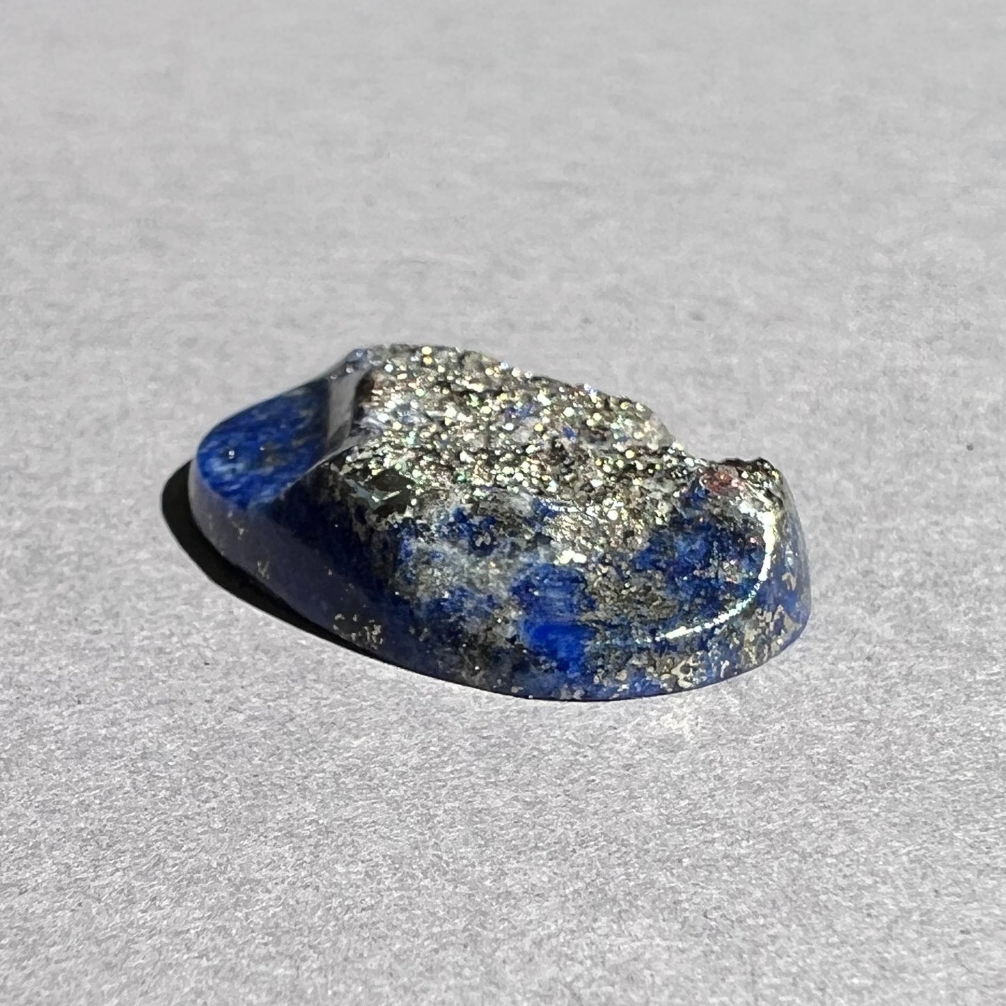 Lapis Lazuli w/natural surface Pyrite, 46.49 cts