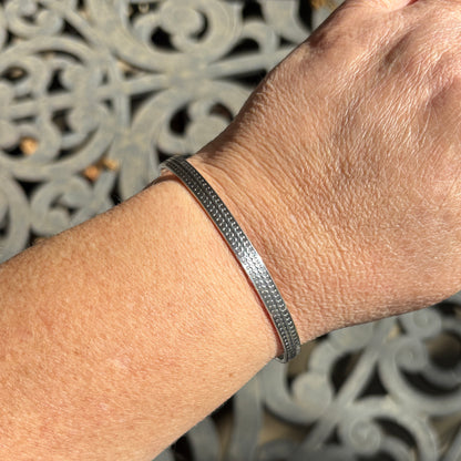 Scalloped Center Cuff Bracelet ✧ Made-to-Order