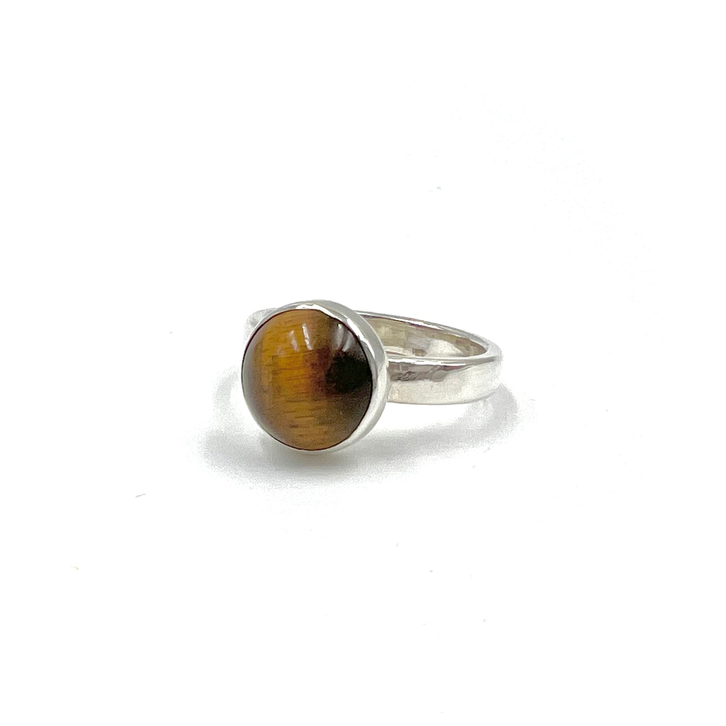 Tiger's-Eye Sterling Silver Ring, Size 6