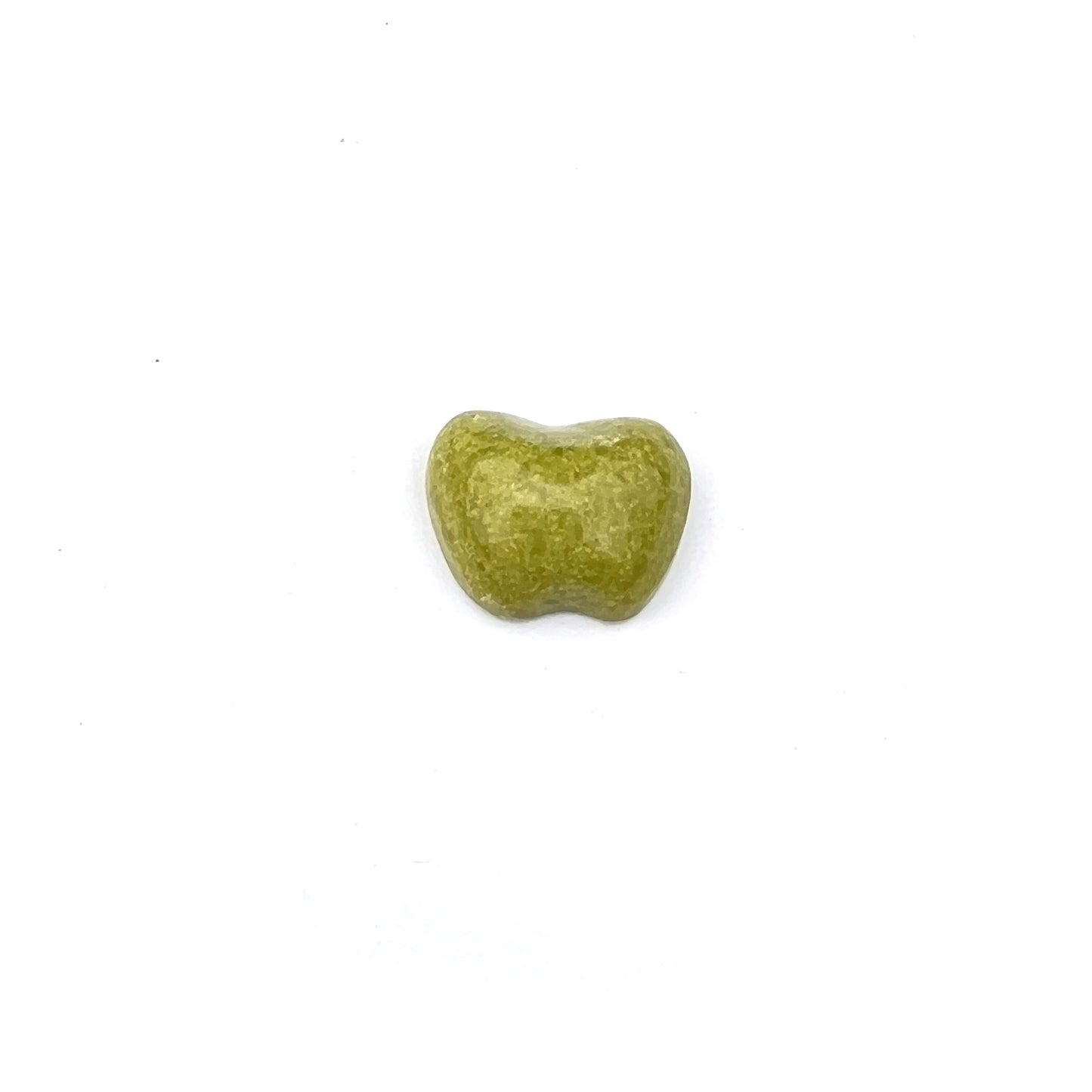 Green Opal Puffy Apple Carving, 6.81 cts