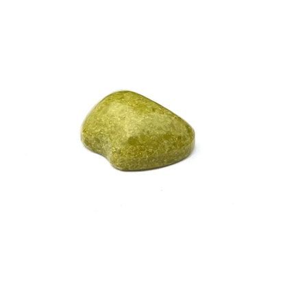 Green Opal Puffy Apple Carving, 6.81 cts