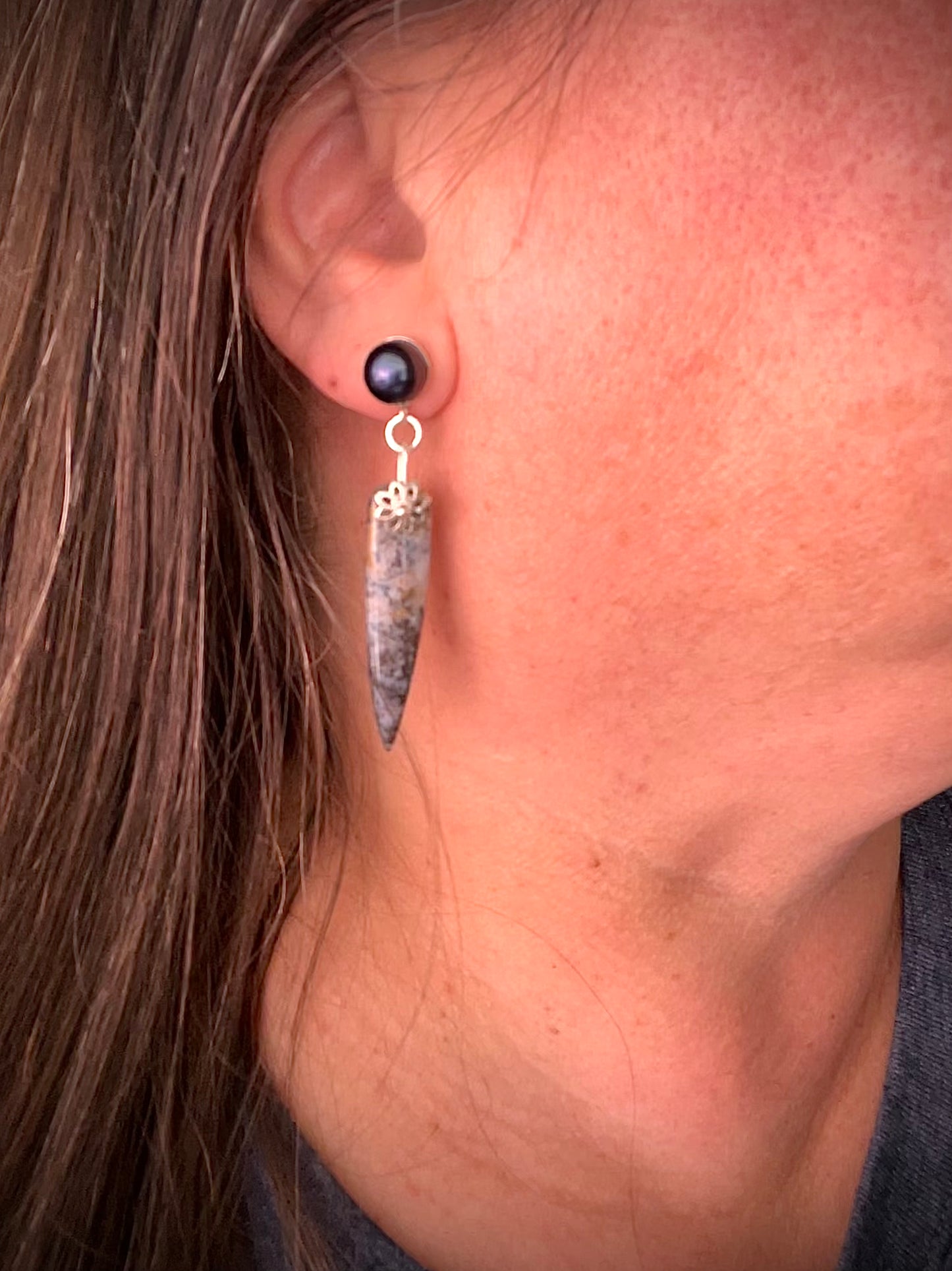 Amethyst Sage Earrings