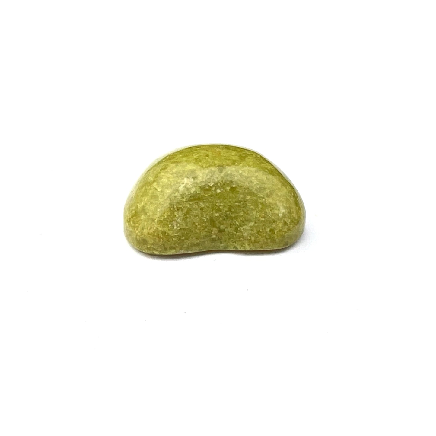 Green Opal Puffy Apple Carving, 6.81 cts