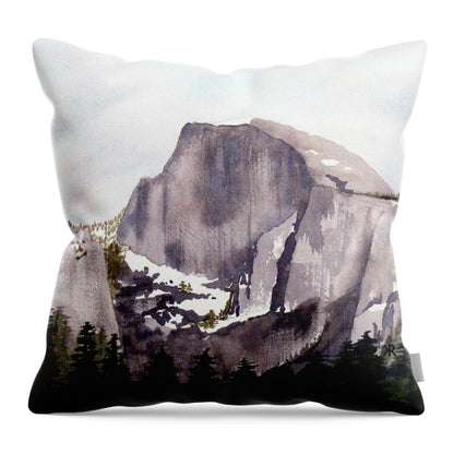 Half Dome, Yosemite National Park - Throw Pillow