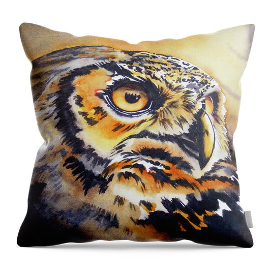 Owl 1 - Throw Pillow