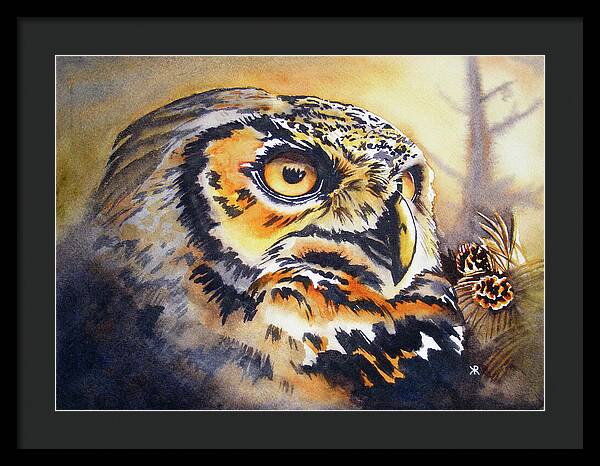 Owl 1 - Framed Print