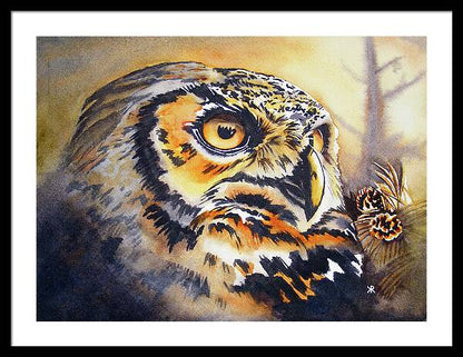 Owl 1 - Framed Print