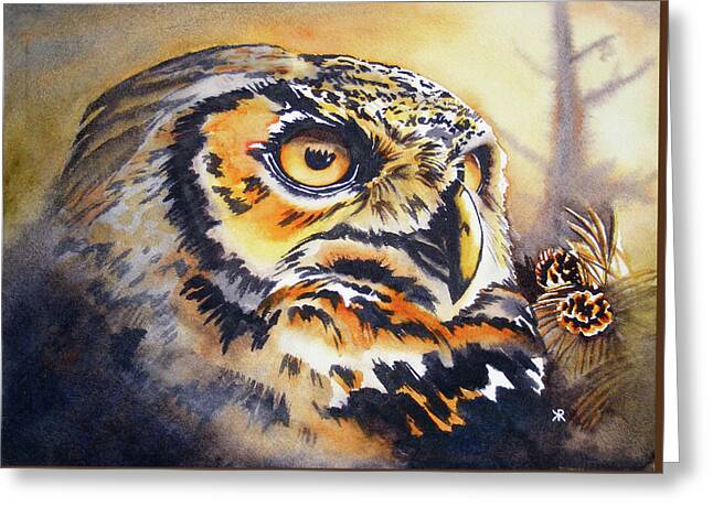 Owl 1 - Greeting Card