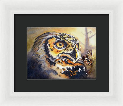 Owl 1 - Framed Print