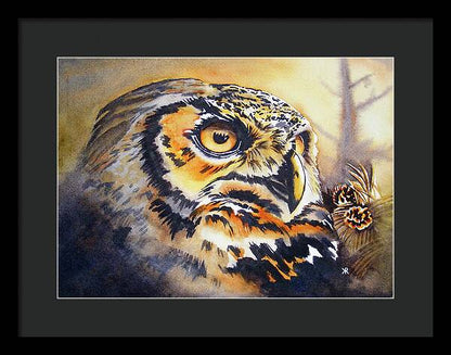 Owl 1 - Framed Print