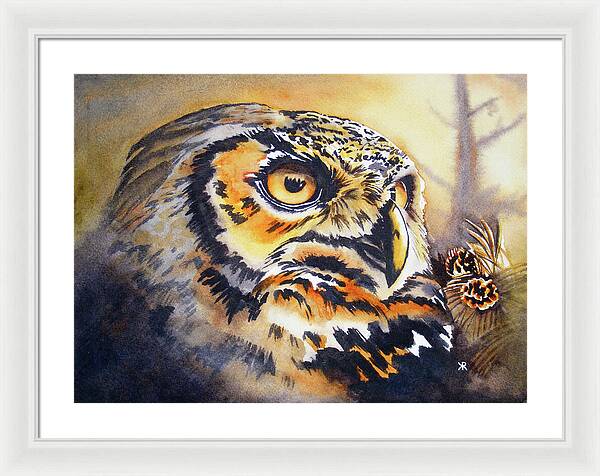 Owl 1 - Framed Print