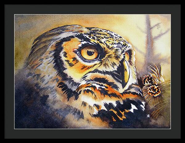 Owl 1 - Framed Print