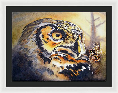 Owl 1 - Framed Print