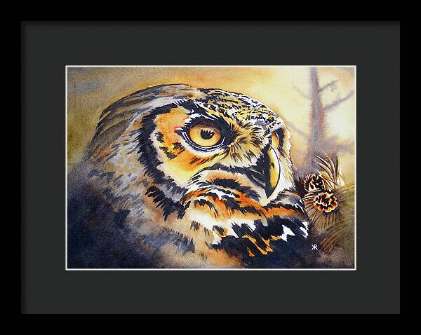 Owl 1 - Framed Print