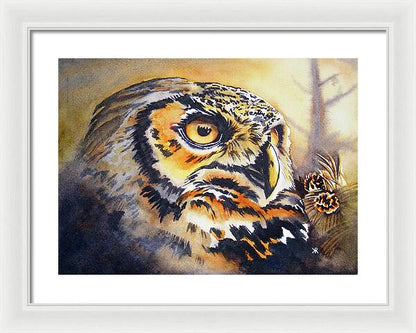 Owl 1 - Framed Print