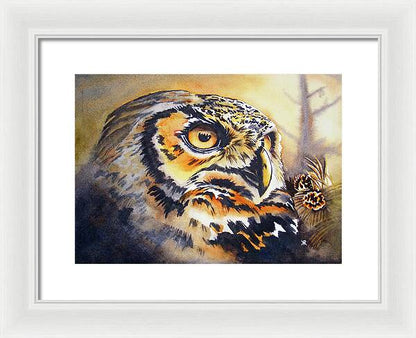 Owl 1 - Framed Print