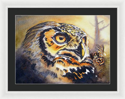 Owl 1 - Framed Print