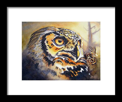 Owl 1 - Framed Print