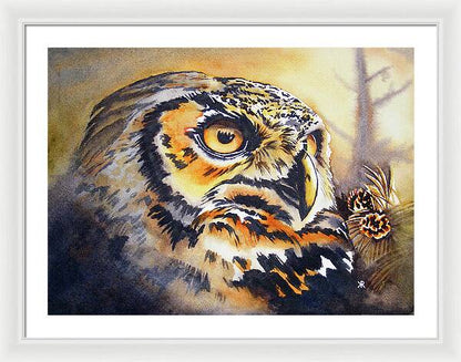 Owl 1 - Framed Print