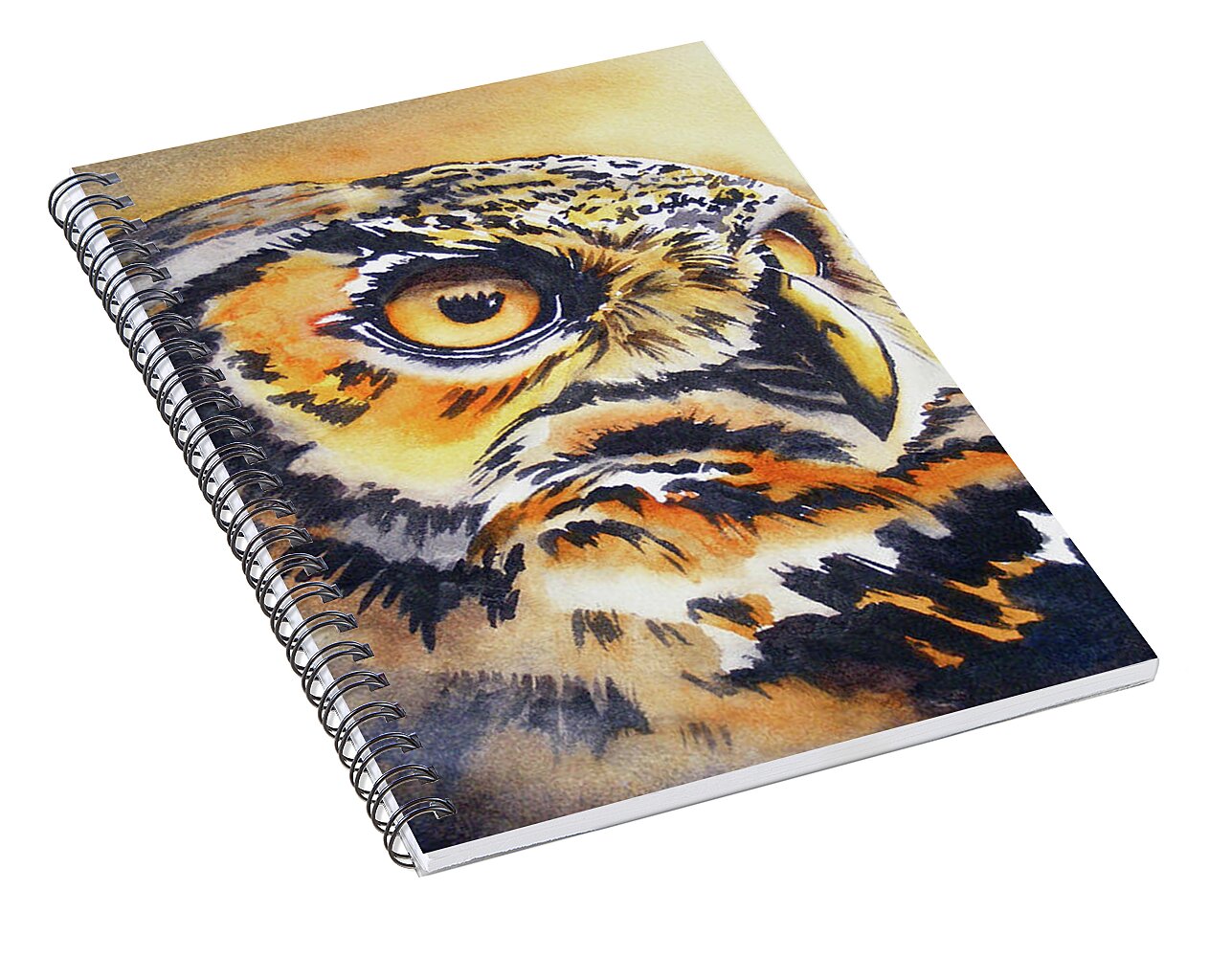 Owl 1 - Spiral Notebook