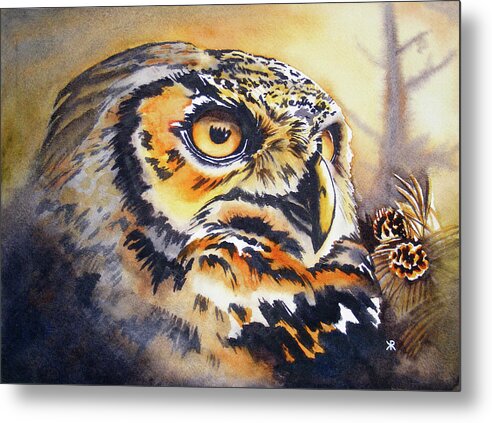 Owl 1 - Metal Print