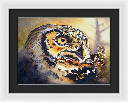 Owl 1 - Framed Print