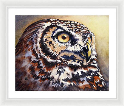 Owl 2 - Framed Print