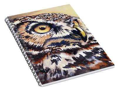 Owl 2 - Spiral Notebook