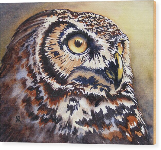 Owl 2 - Wood Print