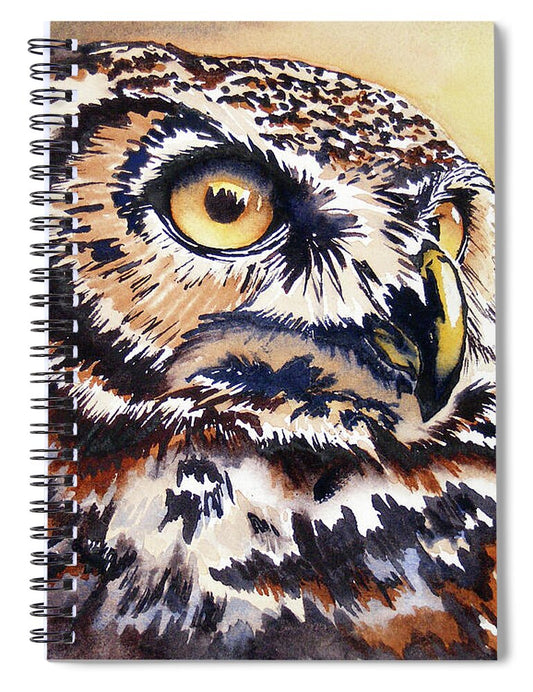 Owl 2 - Spiral Notebook