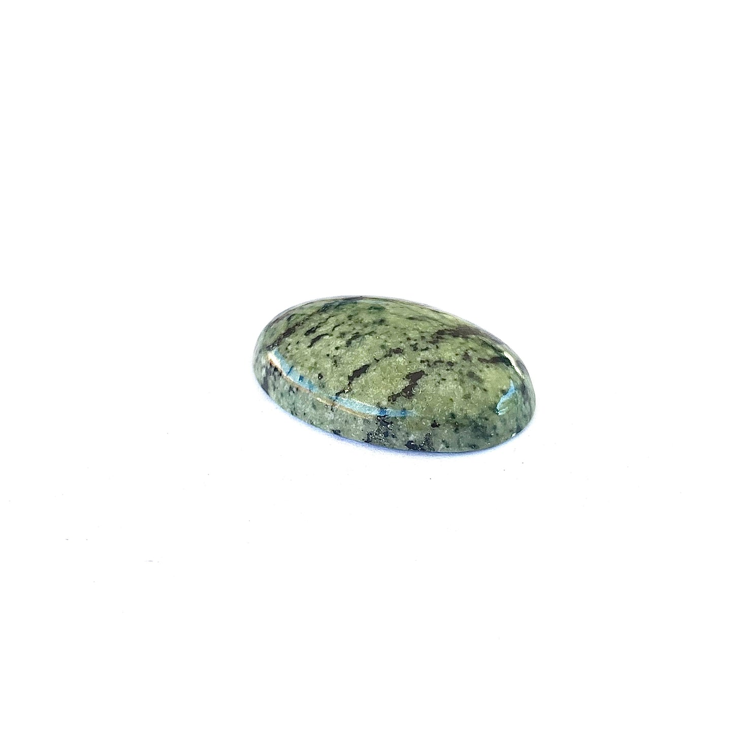 Green Zebra Jasper Cabochon, 17.20 cts