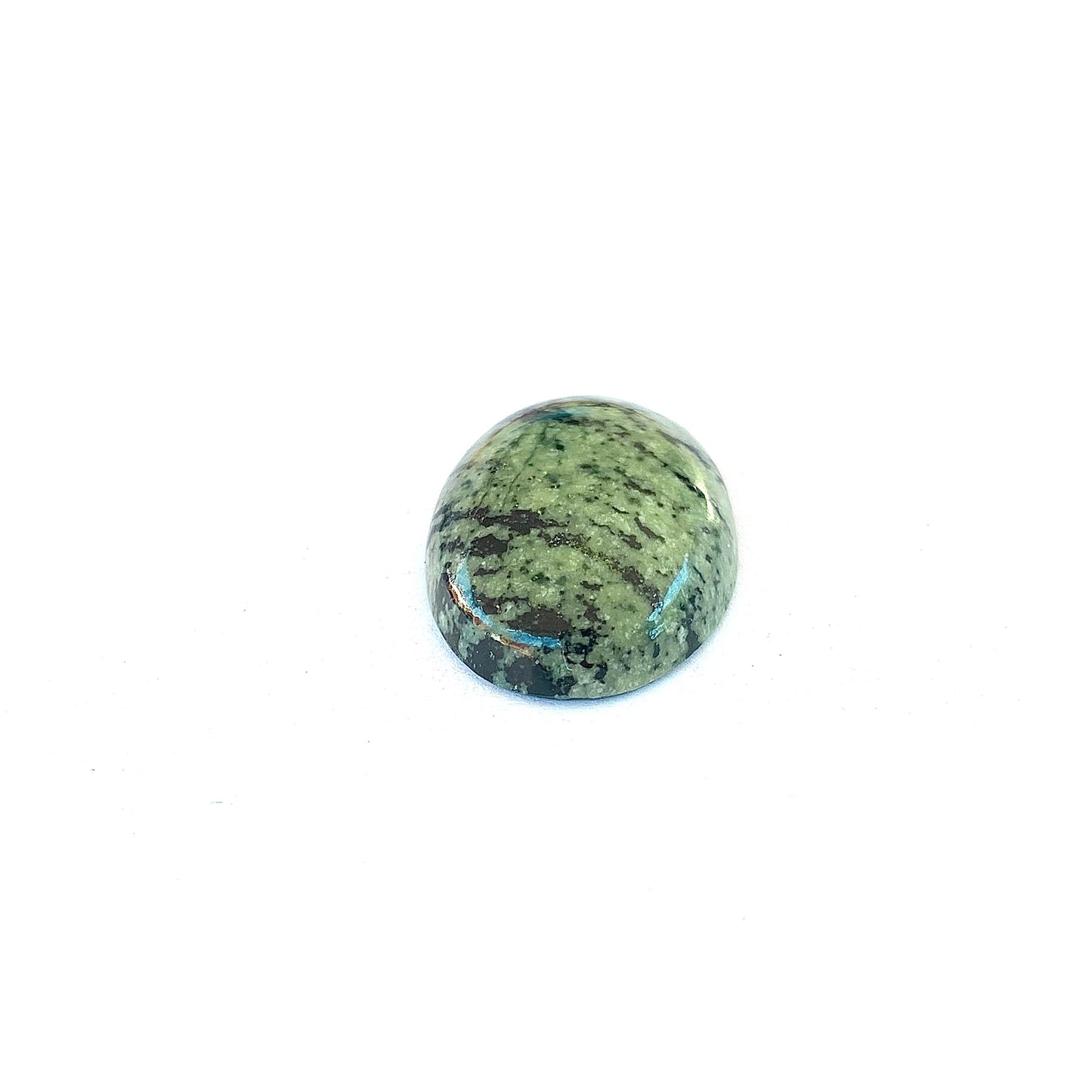 Green Zebra Jasper Cabochon, 17.20 cts