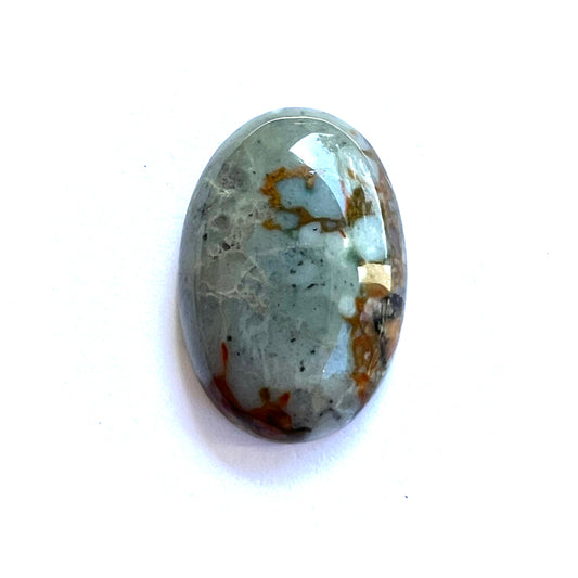 Rocky Butte Jasper Oval Cabochon, 12.22 cts.